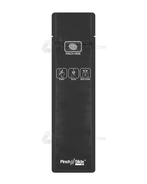Matte-Black 2.4" x 7.8" Pinch N Slide 3.0 Mylar Child Resistant & Tamper Evident Bags (2.5 grams) 250/Box
