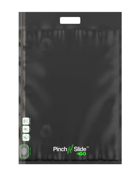 Matte-Black 12" x 16" Pinch N Slide Go Mylar Child Resistant Exit Bags With Handles (113 grams) 250/Box Humidity Packs - 2