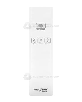 Matte-White 2.4" x 7.9" Pinch N Slide 3.0 Mylar Child Resistant & Tamper Evident Vista Bags (2.5 grams) 250/Box