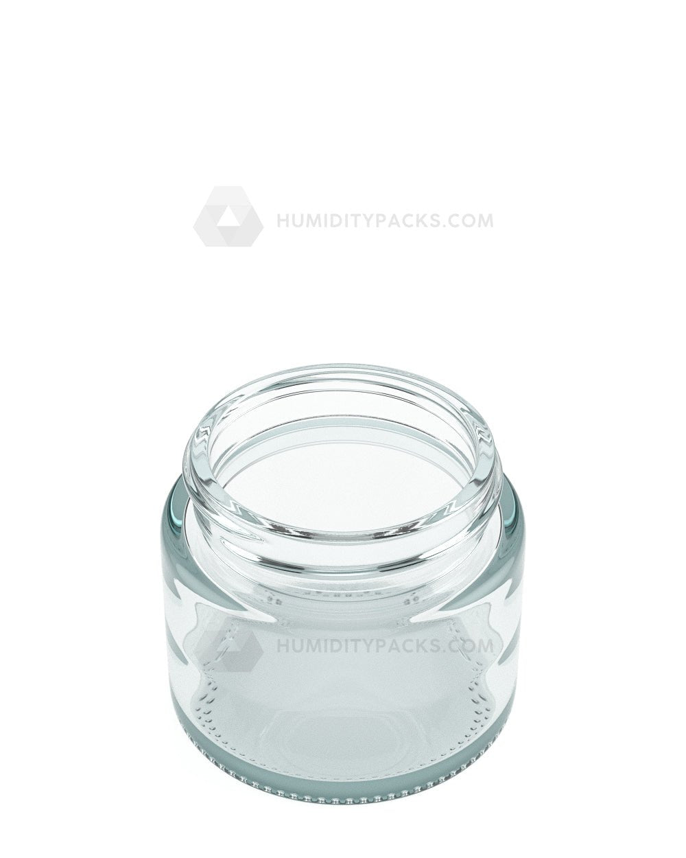 53mm Straight Sided Clear 2.5oz Glass Jar 84/Box Humidity Packs - 3