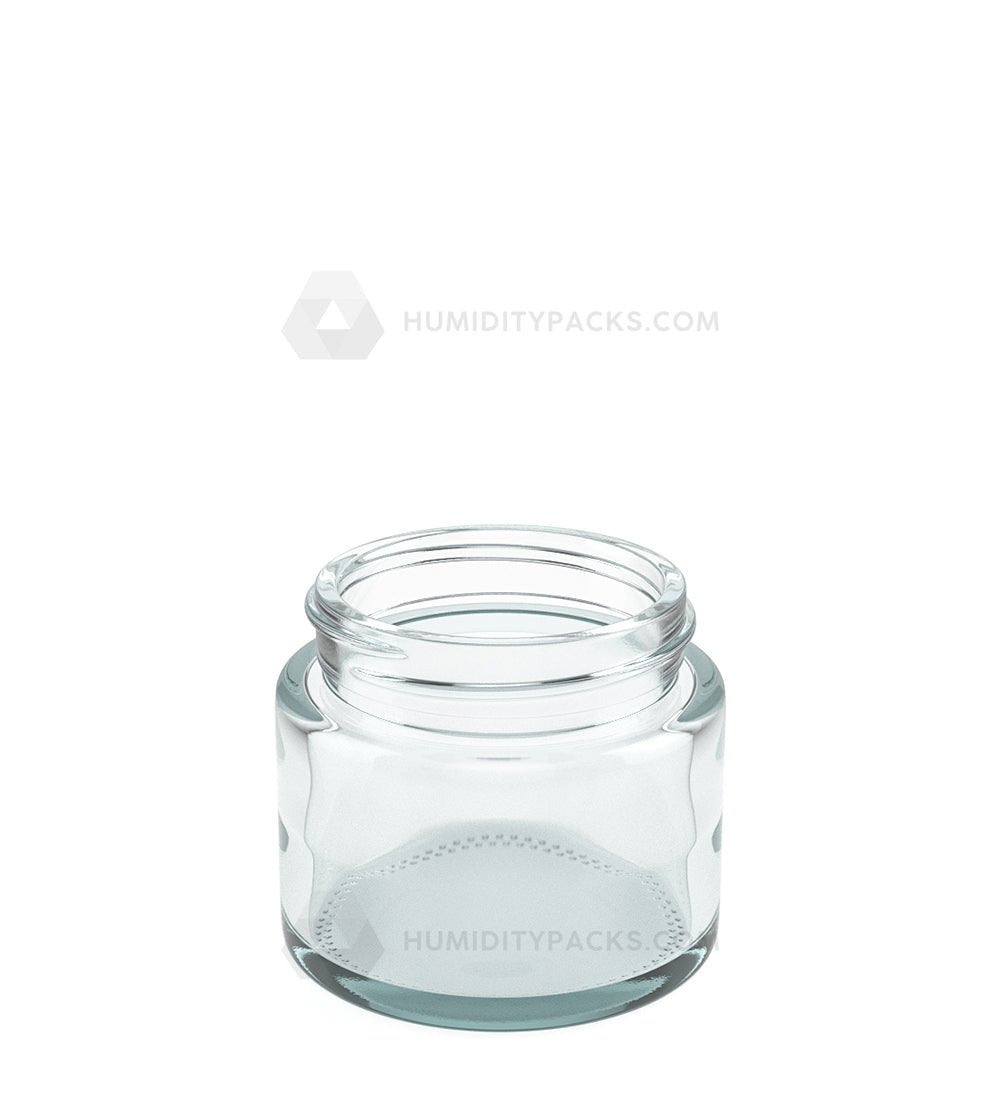53mm Straight Sided Clear 2.5oz Glass Jar 84/Box Humidity Packs - 2