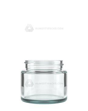 53mm Straight Sided Clear 2.5oz Glass Jar 84/Box Humidity Packs - 1