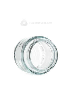 53mm Straight Sided Clear 2.5oz Glass Jar 84/Box Humidity Packs - 4