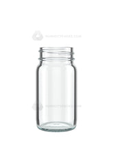 38mm Wide Mouth Straight Clear 2oz Glass Jar 160/Box Humidity Packs - 1