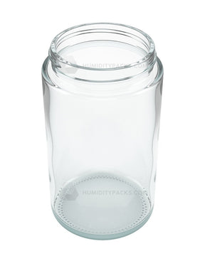 57mm Straight Sided Clear 10oz Glass Jar 72/Box Humidity Packs - 3