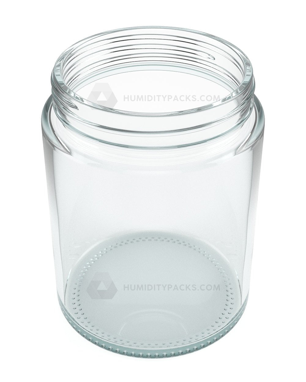 78mm Straight Sided Clear 18oz Glass Jar 48/Box Humidity Packs - 3