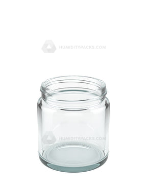 50mm Straight Sided Clear 3oz Glass Jar 100/Box Humidity Packs - 2