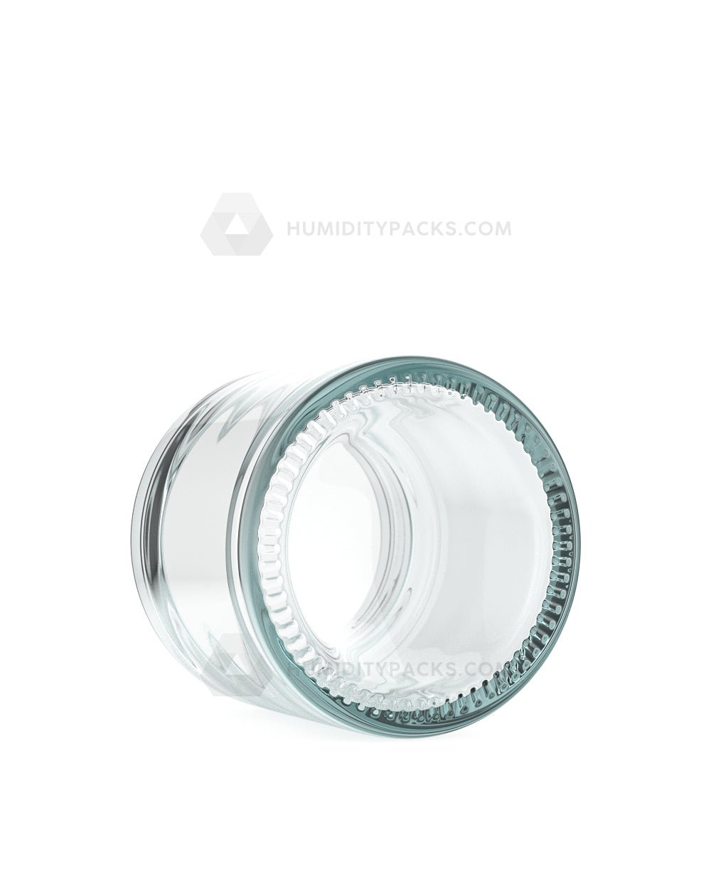 50mm Straight Sided Clear 3oz Glass Jar 150/Box Humidity Packs - 4