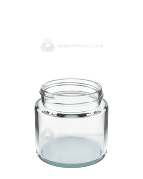 53mm Straight Sided Clear 3oz Glass Jar 32/Box Humidity Packs - 2