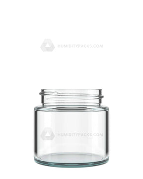 53mm Straight Sided Clear 3oz Glass Jar 32/Box Humidity Packs - 1