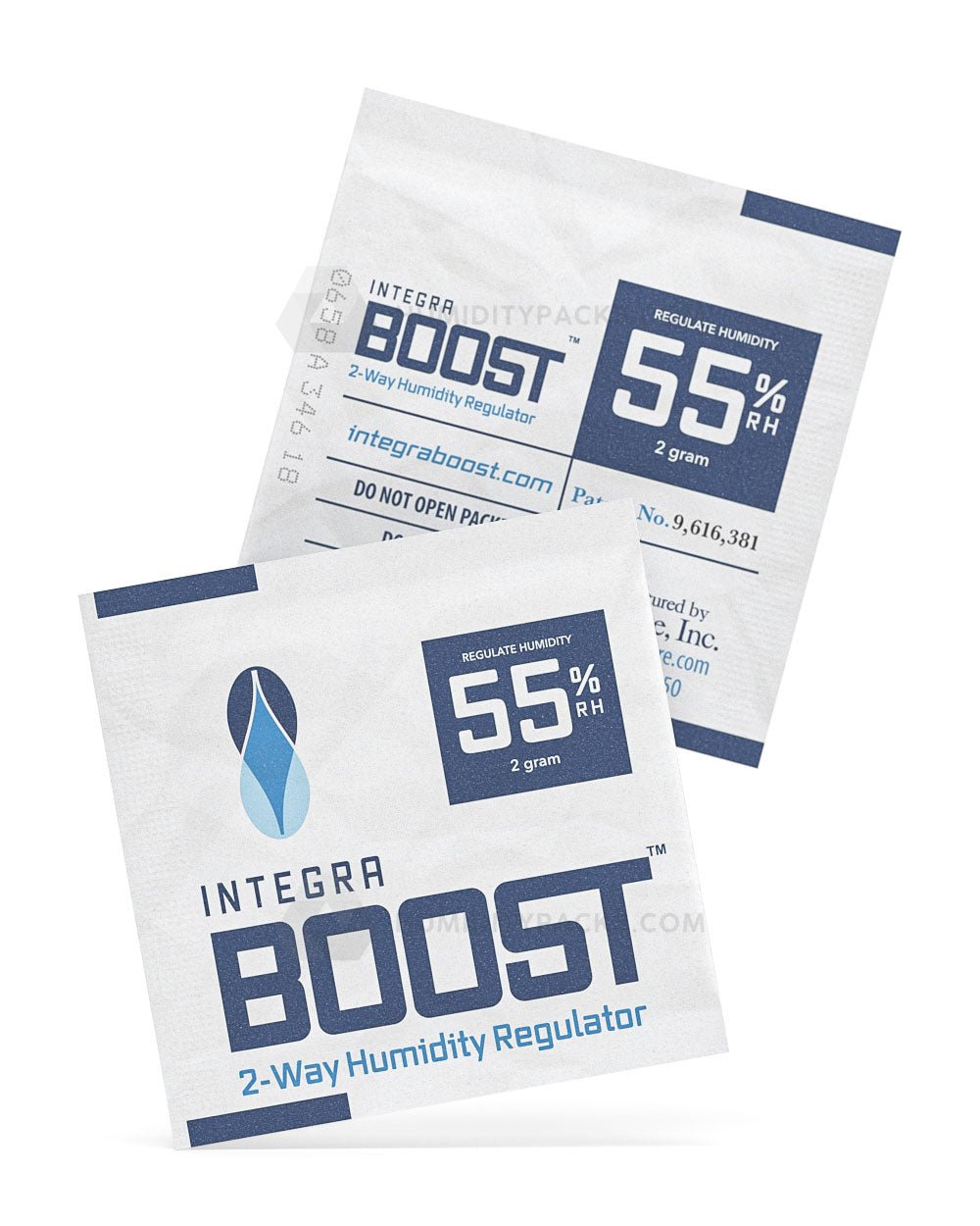 Integra Boost 2 Gram 55% 2-Way Humidity Packs 100/Box Humidity Packs - 1