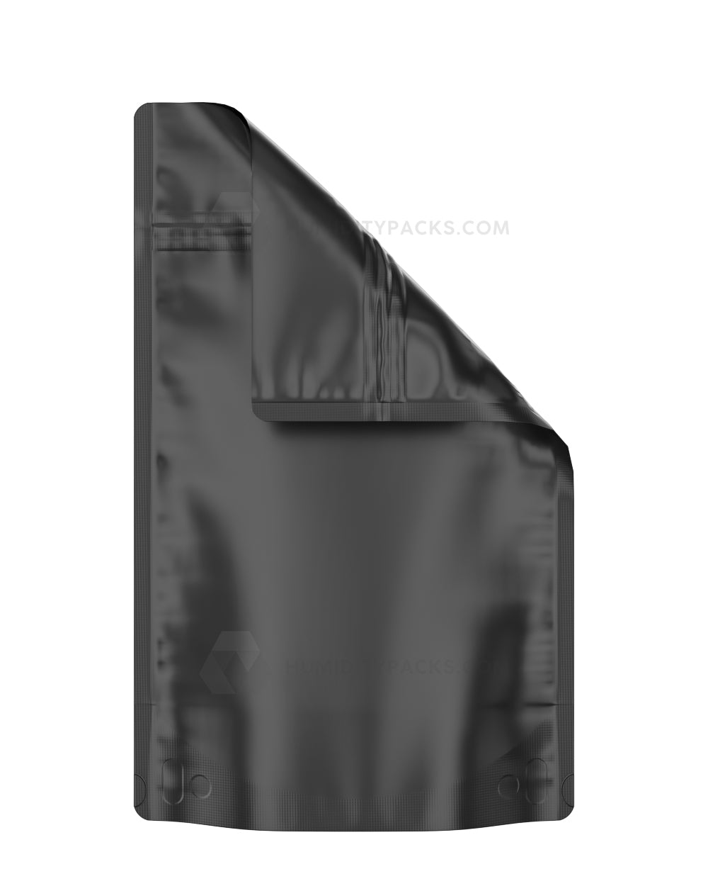 Matte-Black 5" x 8.1" Mylar Tamper Evident Bags (14 grams) 1000/Box