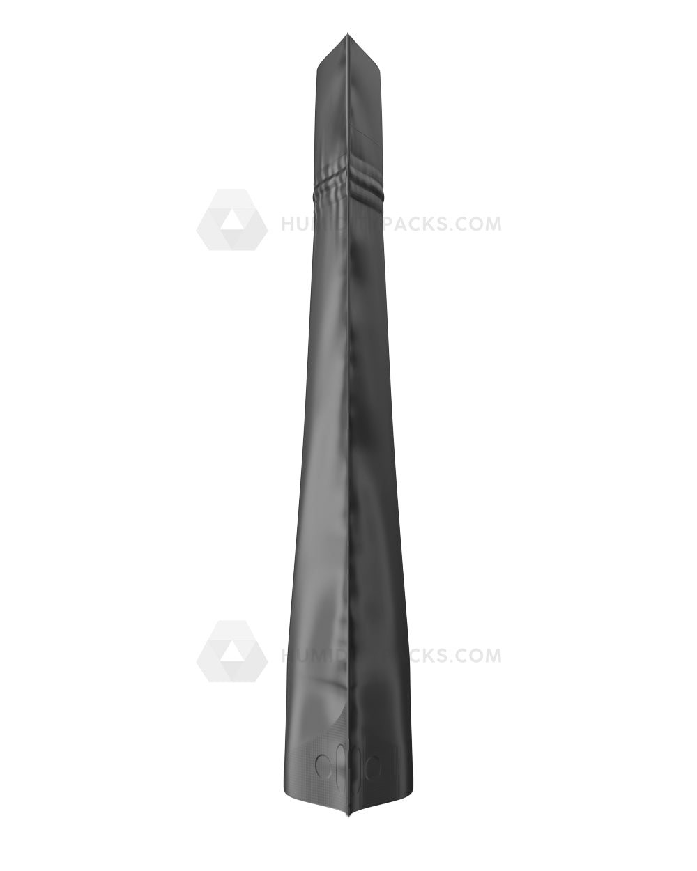 Matte-Black 6" x 3.9" Mylar Tamper Evident Bags (28 grams) 1000/Box