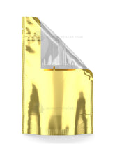 Glossy-Gold 5" x 8.1" Vista Mylar Tamper Evident Bags (14 gram) 1000/Box Humidity Packs - 1