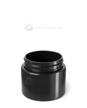 53mm Straight Sided Black 3oz Plastic Jar 100/Box