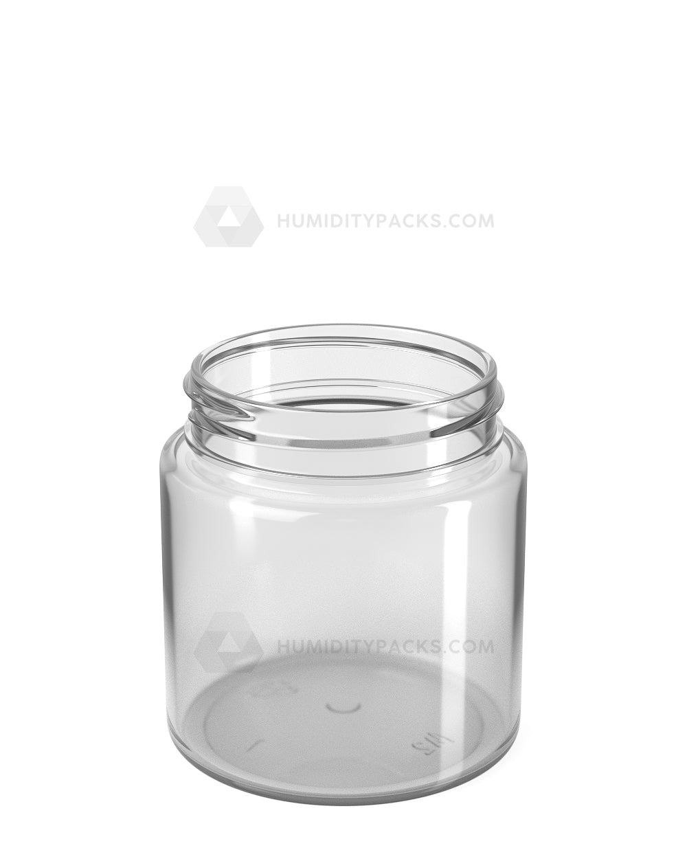 53mm Straight Sided Clear 4oz Plastic Jar 100/Box