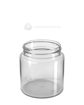 53mm Straight Sided Clear 4oz Plastic Jar 100/Box