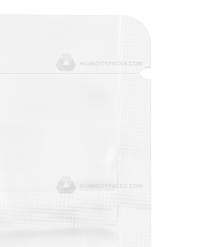 Matte-White 3.6" x 5" Mylar Tamper Evident Bags (3.5 grams) 1000/Box