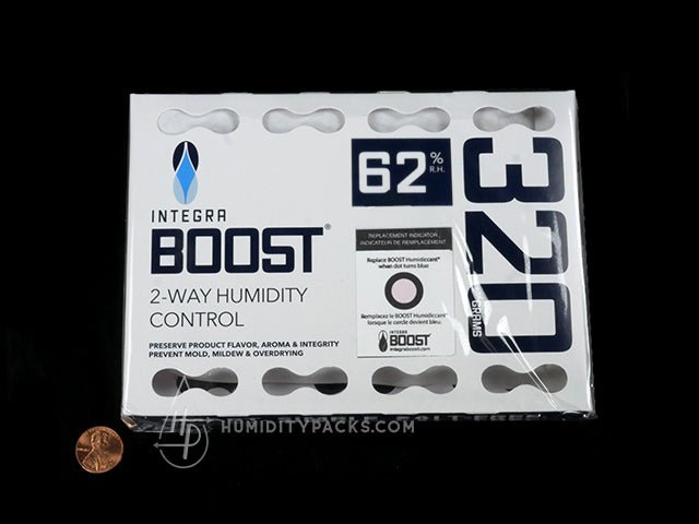 Integra Boost 320 Gram Two Way Humidity Packs (62%) 5-Box Humidity Packs - 3