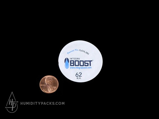 Boost Round 45mm Humidity Packs 62% (1 Gram) - 3500-Box Humidity Packs - 2