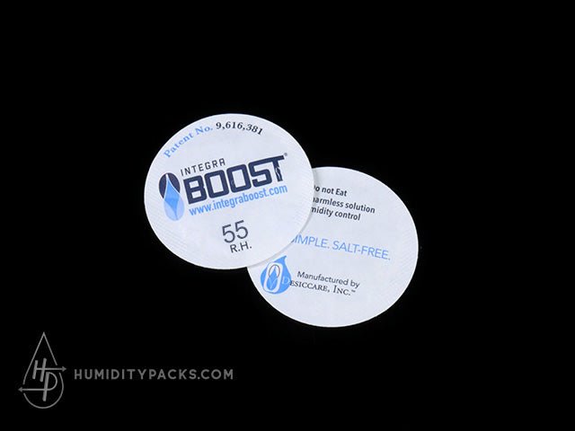 Boost Round 51mm Humidity Packs 55% - 3500-Box Humidity Packs - 1