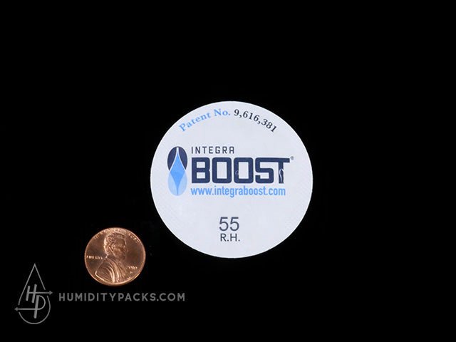 Boost Round 51mm Humidity Packs 55% - 3500-Box Humidity Packs - 2